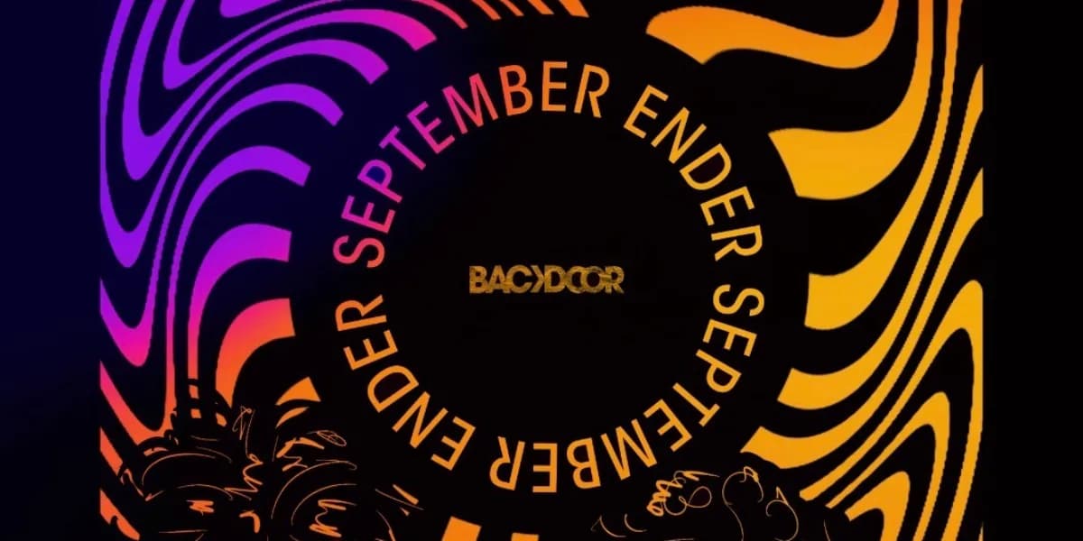 BACKDOOR SUMMER-ENDER event poster