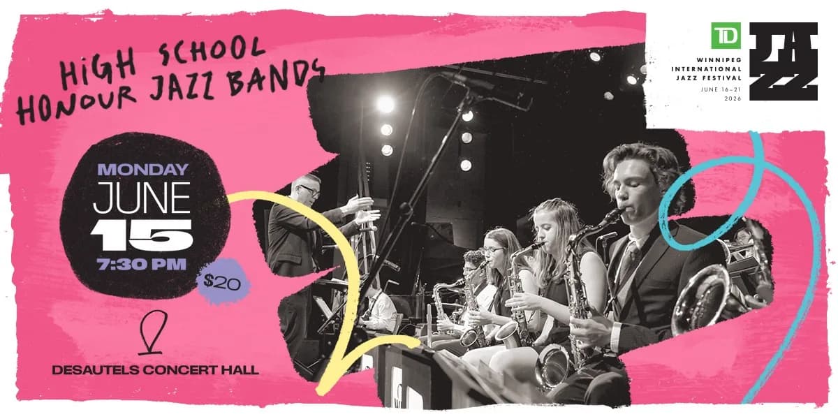 High School Honour Jazz Bands event poster