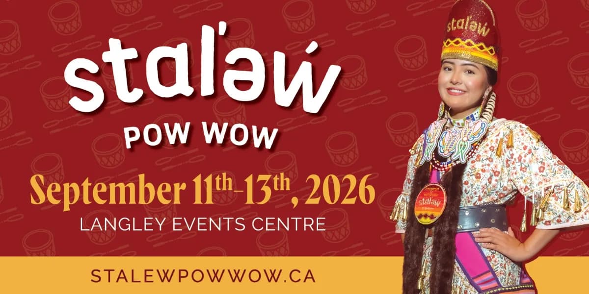 stɑl̓əw̓ Pow-wow event poster