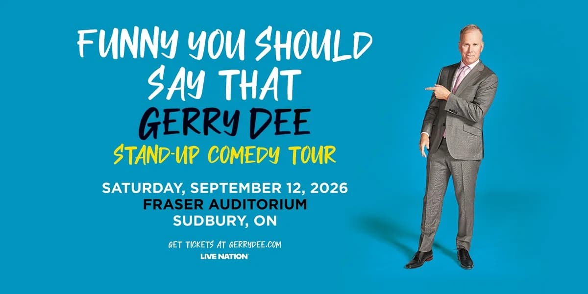 Gerry Dee: Funny You Should Say That event poster