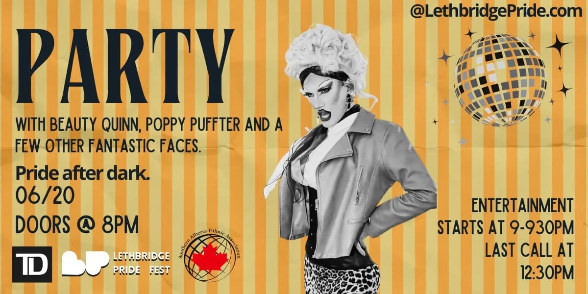 18th Annual Pride Dance event poster