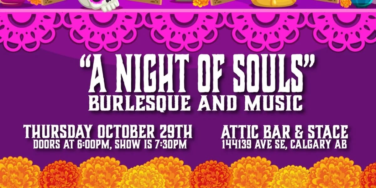A Night of Souls event poster