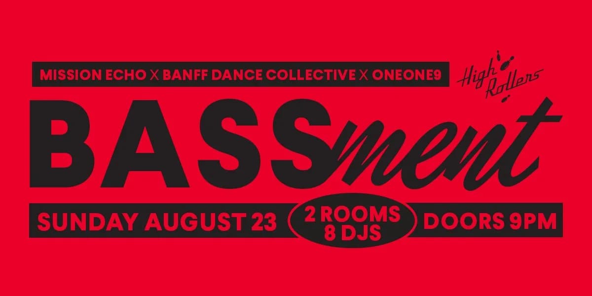 Banff's BASSment event poster