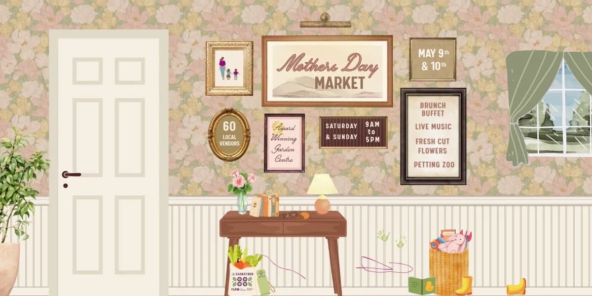 Mother's Day Market - SUNDAY MAY 10 event poster
