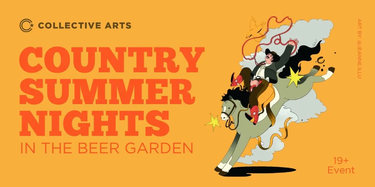 Country Summer Nights event poster