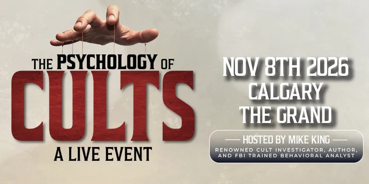 The Psychology of Cults event poster