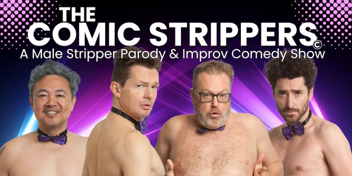 THE COMIC STRIPPERS (18+ Only) event poster
