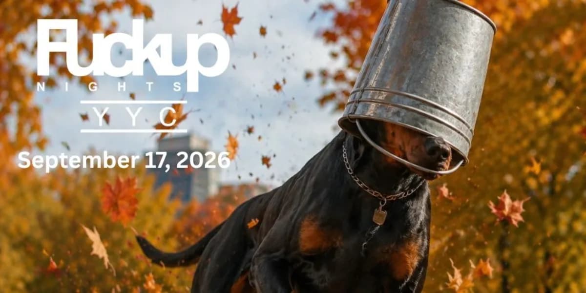 FuckUp Nights YYC - September 17, 2026 event poster