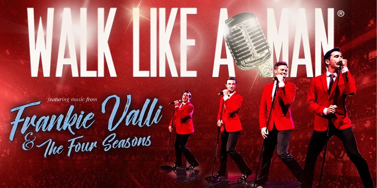 Walk Like A Man Featuring Music From Frankie Valli & The Four Seasons event poster