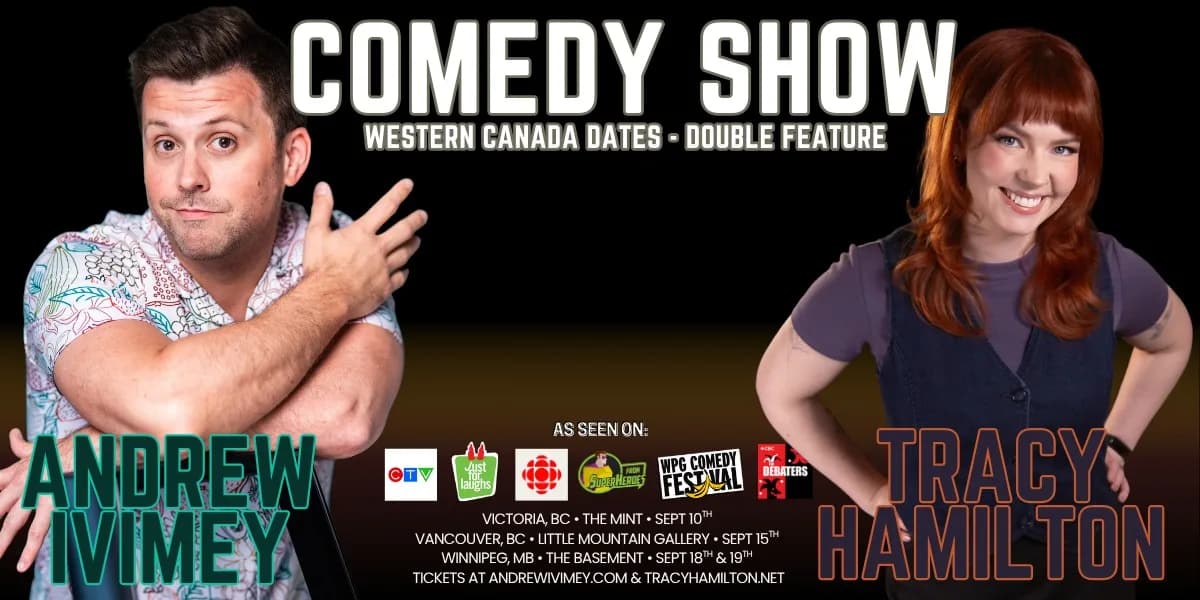 Comedy Double Feature - Andrew Ivimey & Tracy Hamilton event poster