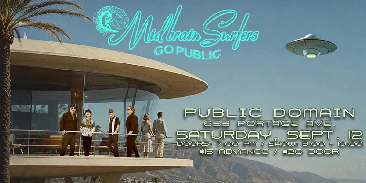 Midbrain Surfers event poster