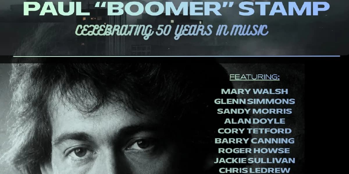 PAUL "BOOMER" STAMP event poster