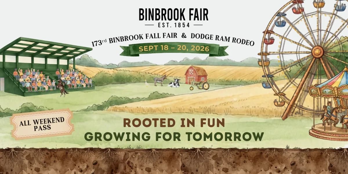 ALL WEEKEND PASS - Binbrook Fair & Dodge RAM Rodeo 2026 event poster