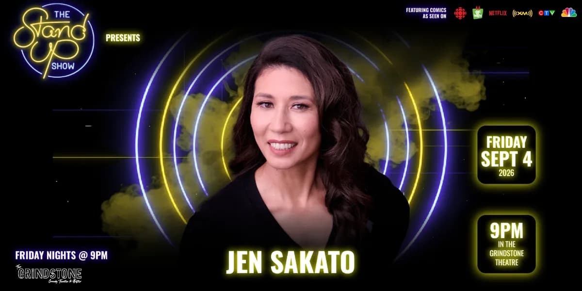 The Stand Up Show: Jen Sakato event poster