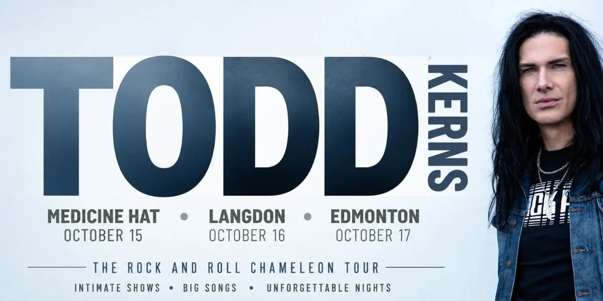 Todd Kerns R&R Chamelion Tour Medicine Hat event poster