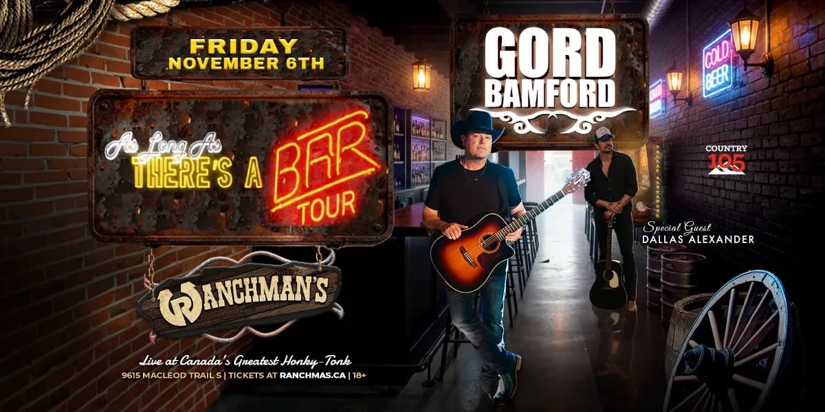 GORD BAMFORD event poster