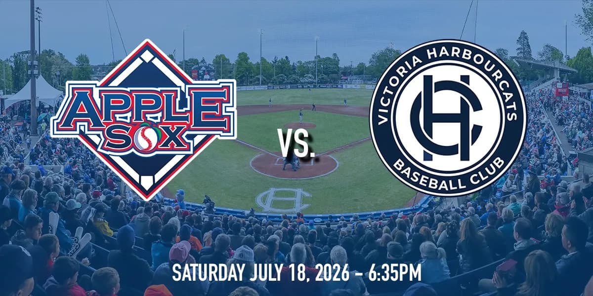 Wenatchee AppleSox vs. Victoria HarbourCats event poster