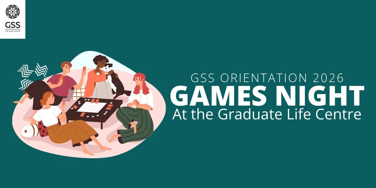 GSS Orientation 2026: Games Night event poster
