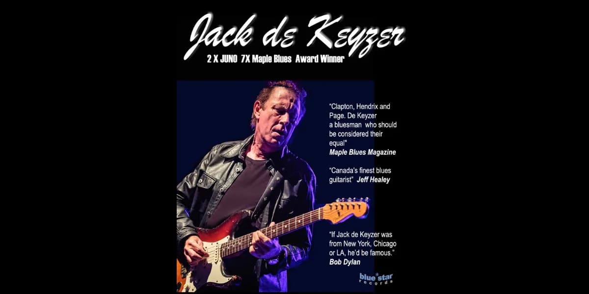 Jack de Keyzer event poster