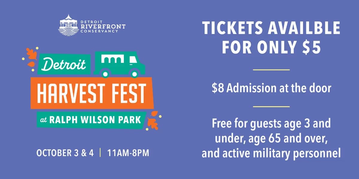 2026 Detroit Harvest Fest event poster