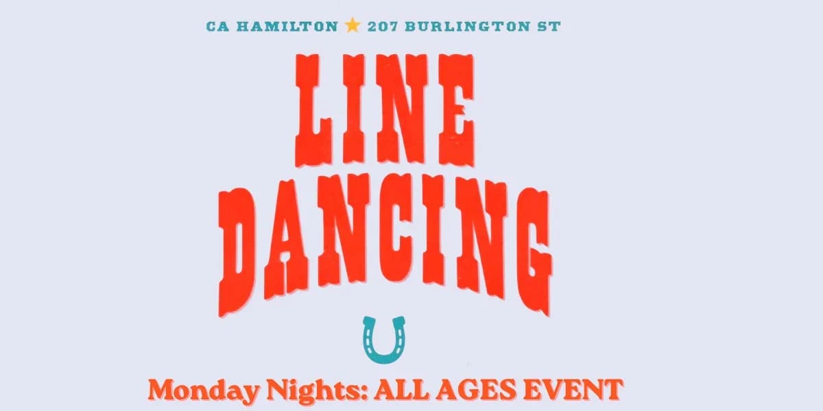 All Ages Line Dancing: Every Monday Night @ The Beerhall event poster