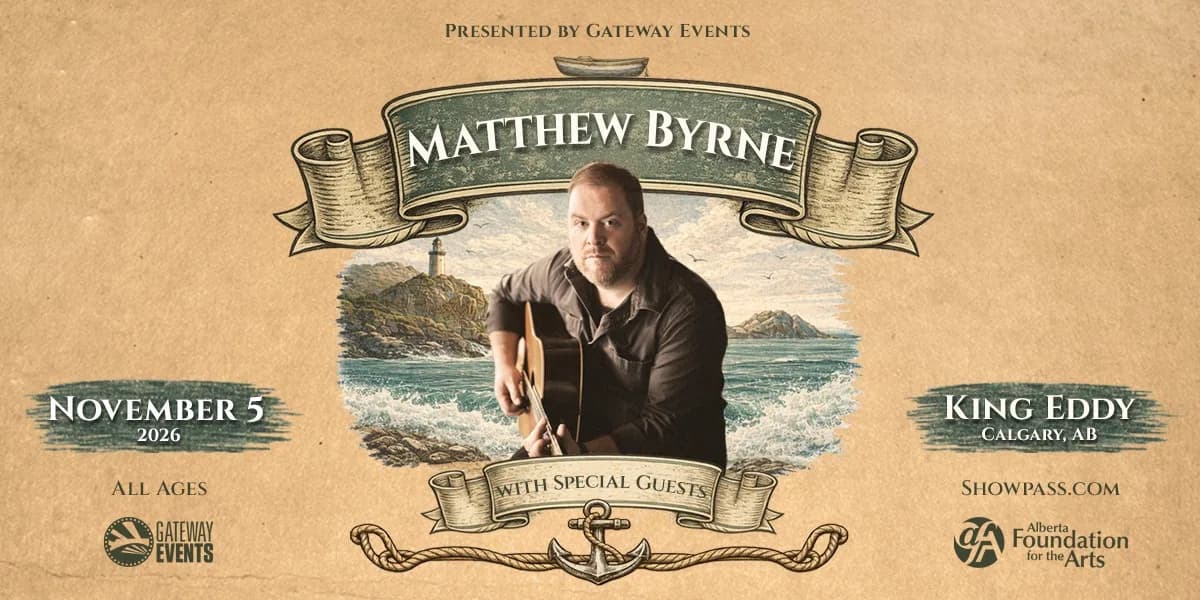 Gateway Events Presents: Matthew Byrne event poster