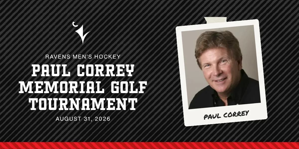 2026 Paul Correy Memorial Golf Tournament Fundraiser event poster