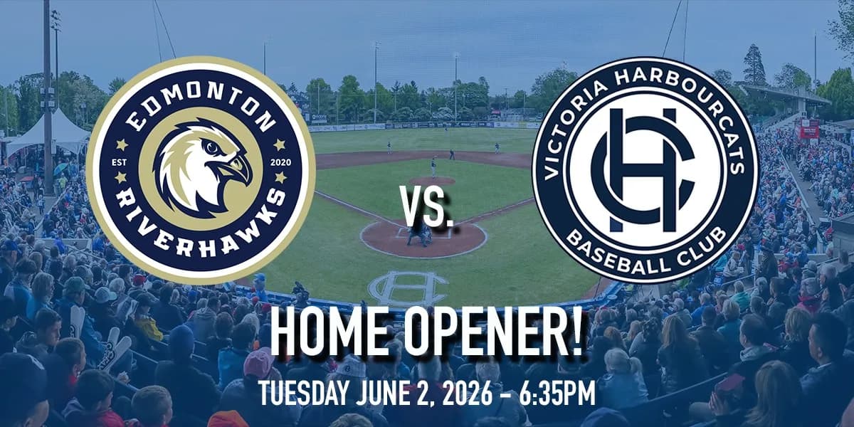 Edmonton Riverhawks vs. Victoria HarbourCats - HOME OPENER! event poster