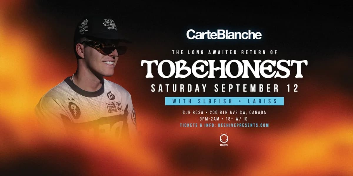 TOBEHONEST • 09.12.26 event poster