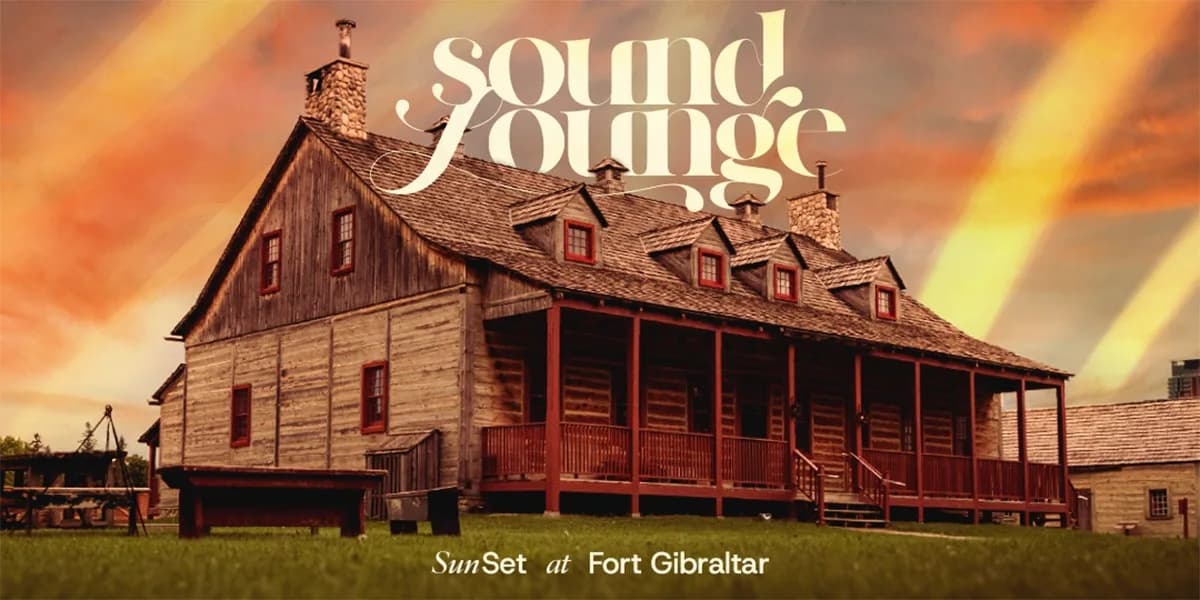 Sound Lounge at Fort Gibraltar event poster