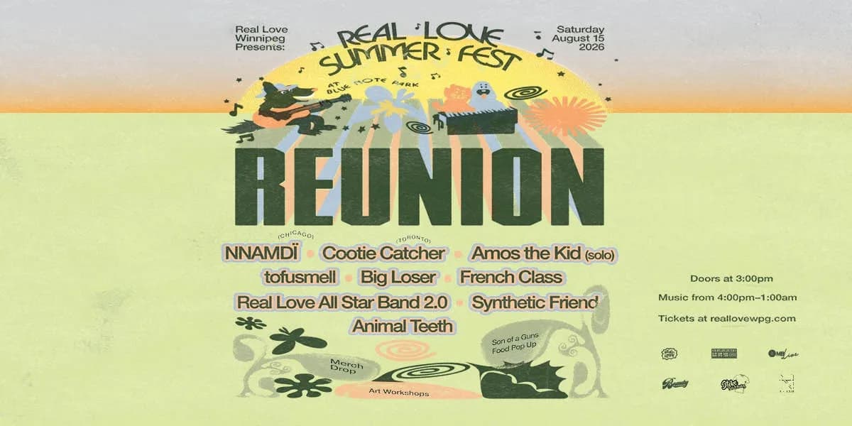 Real Love Summer Fest: REUNION 2026 at Blue Note Park event poster