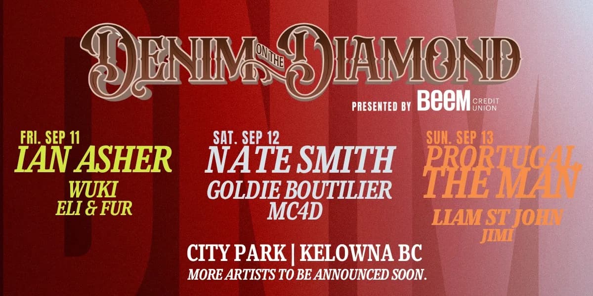 Denim on the Diamond Music Fest event poster