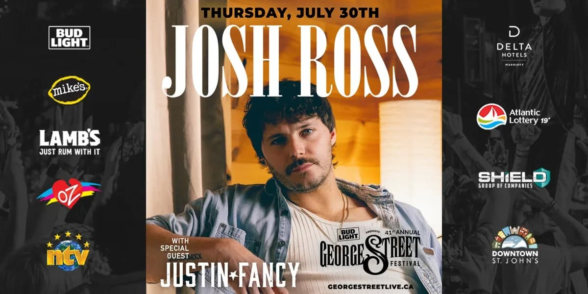 2026 George Street Festival: Thursday, July 30 featuring Josh Ross event poster