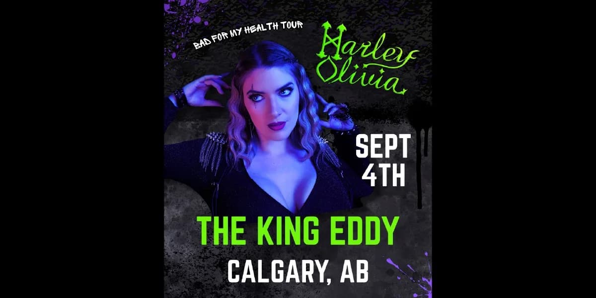 Harley Olivia at the King Eddy event poster