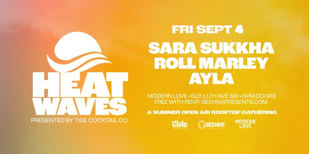 HEATWAVES • 09.04.26 event poster