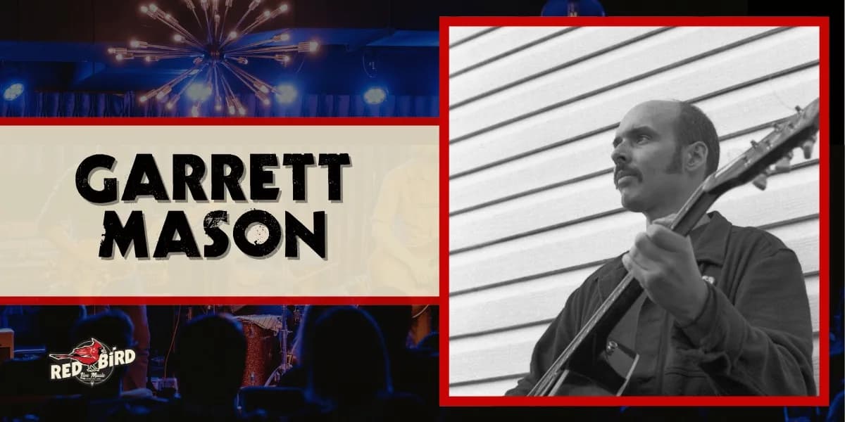 Garrett Mason event poster