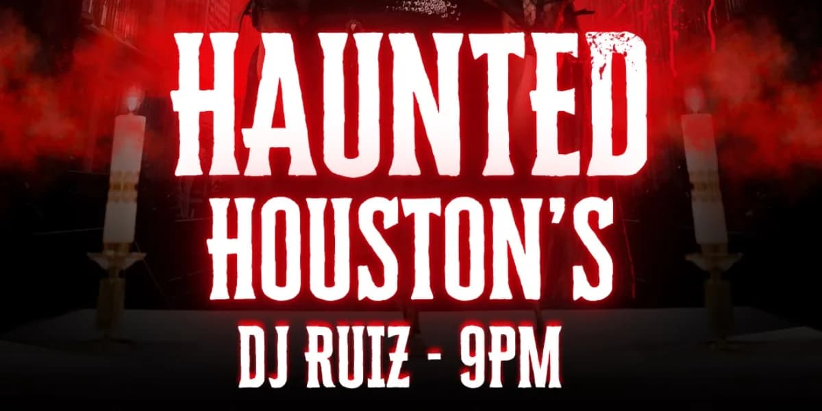 HAUNTED HOUSTON'S BRANDON event poster