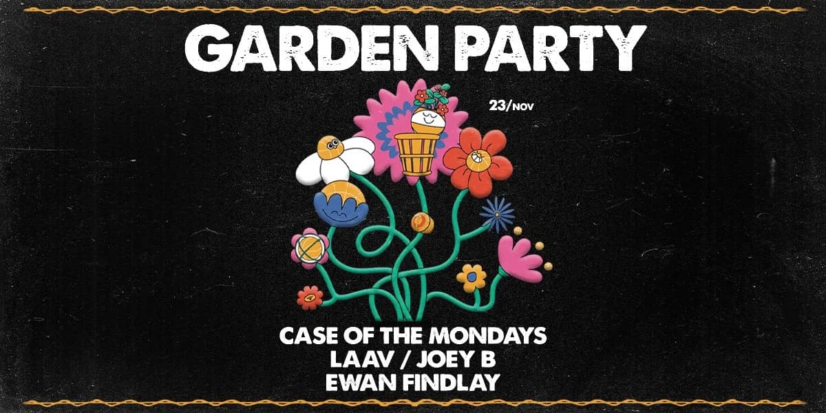 GARDEN PARTY WINTER LAUNCH event poster