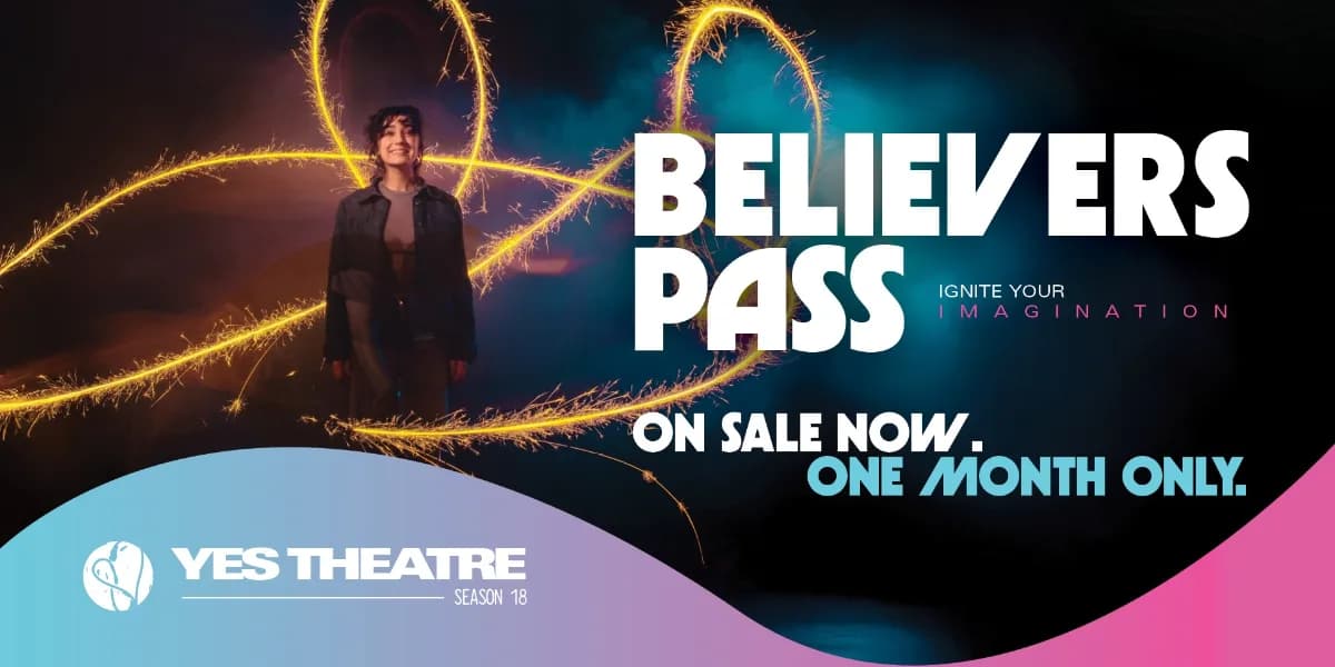 2027 Believers Pass event poster