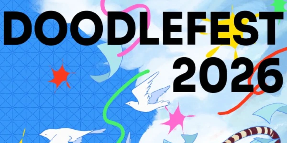 Doodlefest Art Exhibit & Awards event poster