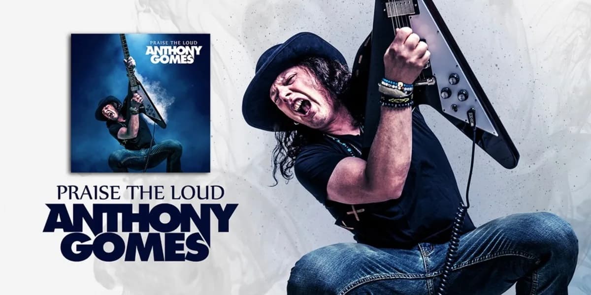 Anthony Gomes "Praise The Loud" 2026 World Tour event poster