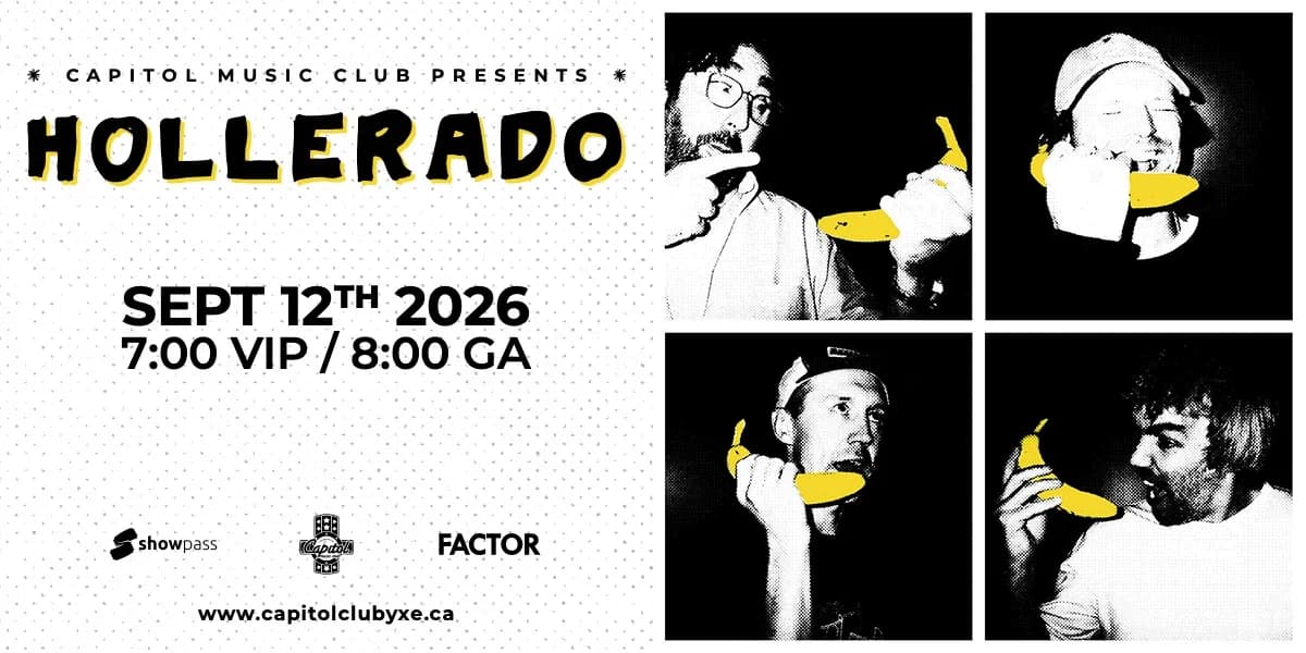 Hollerado - Live at the Capitol event poster