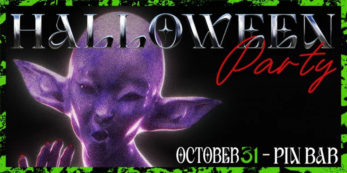 HALLOWEEN DANCE PARTY 3 @ PINBAR event poster