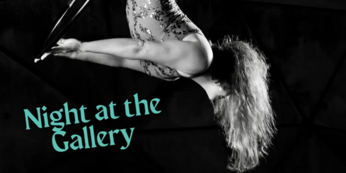 Night At the Gallery event poster