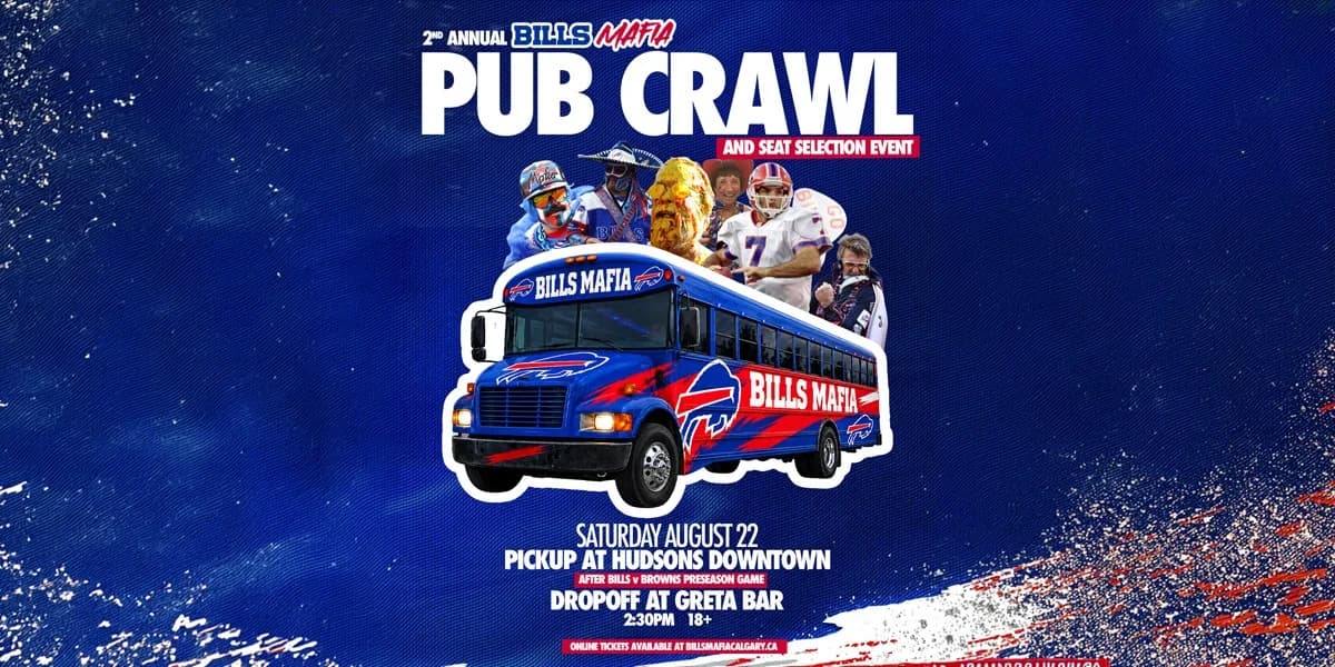 BILLS MAFIA PARTY BUS (2nd Annual) event poster