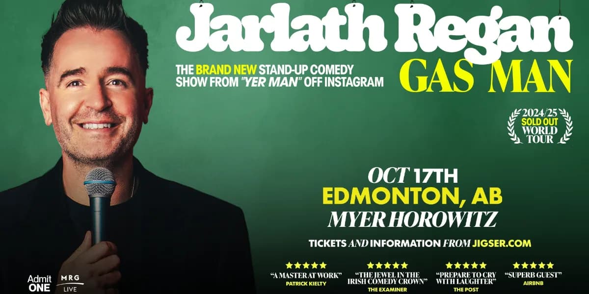 Jarlath Regan: Gas Man event poster