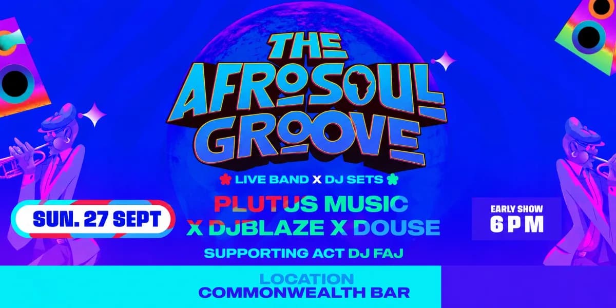 AFRO SOUL GROOVE event poster