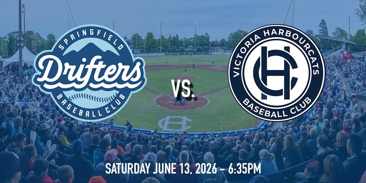 Springfield Drifters vs. Victoria HarbourCats event poster