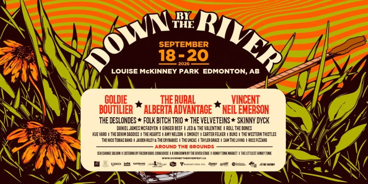Down By The River 2026 event poster