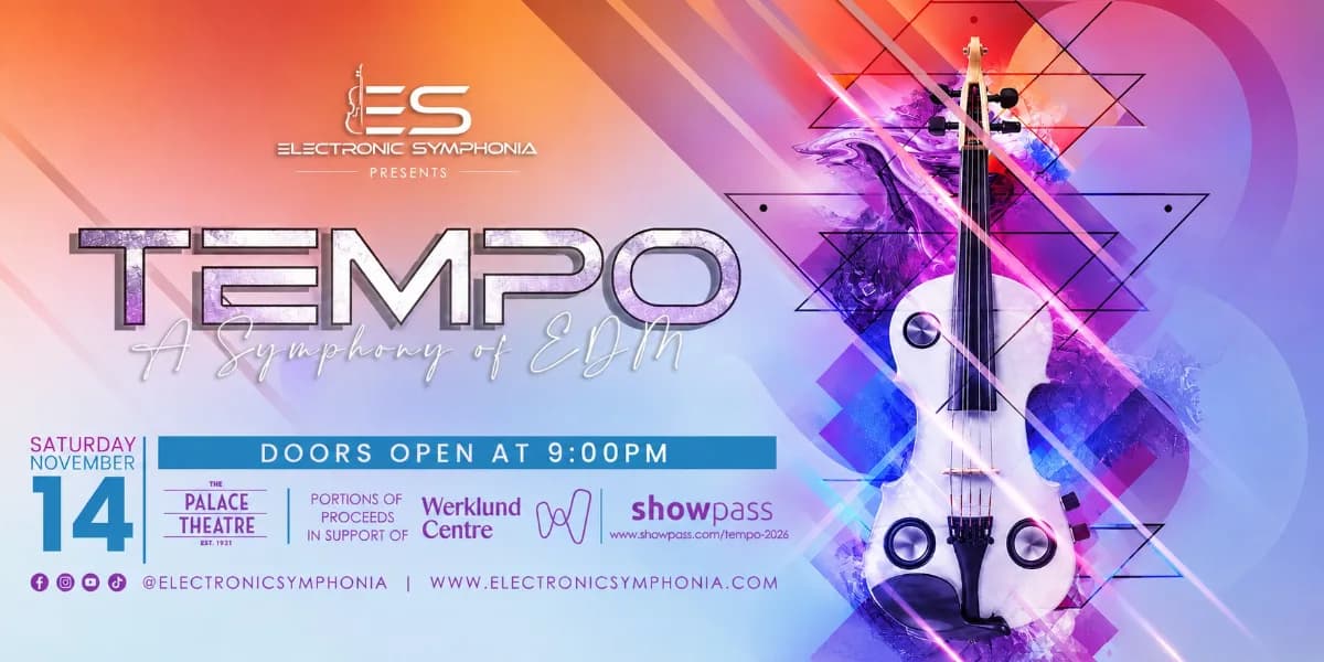 TEMPO 2026 – A Symphony of EDM event poster